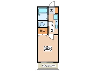 セジュール町田の物件間取画像